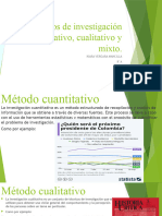 Métodos de Investigación Cuantitativo, Cualitativo y Mixto