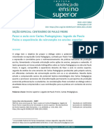 Fazer A Aula Com Cartas Pedagógicas Legado de Paulo Freire e Experiência de Reinvenção No Ensino Superior 2021