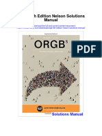 Orgb 5th Edition Nelson Solutions Manual