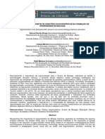 A Argumentação A Partir de Questões Sociocientíficas Na Formação de Professores de Biologia