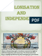 Decolonisation and Independence