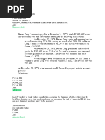 Financial Liabilities