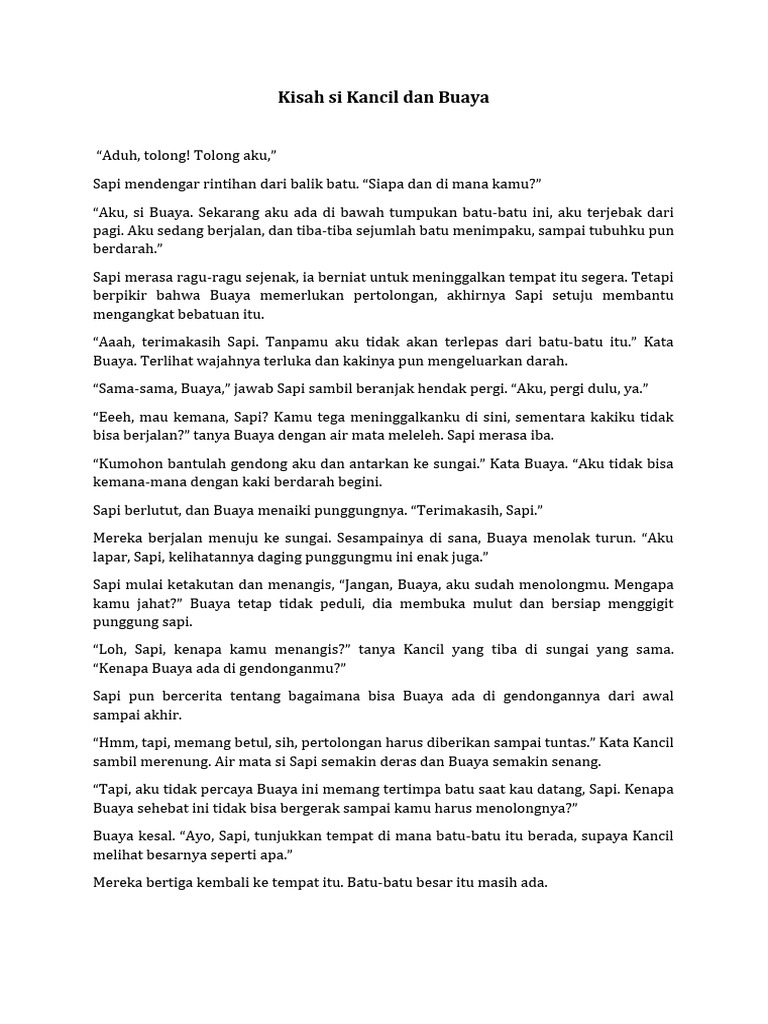 kisah-si-kancil-dan-buaya-pdf