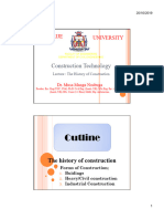 Construction Technology - History of Construction