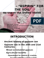 GYPSUM Aspirin for the Soil