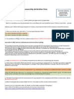 Model Eiti Beneficial Ownership Declaration Form - Basic Data