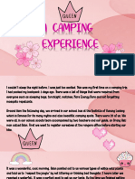 Essay A Camping Experience