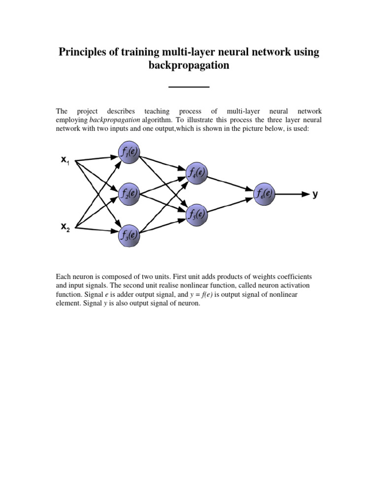 Backpropagation in Multi-Layer Neural Networks | PDF | Artificial ...