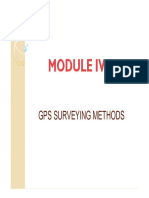 Module IV - Geomatics - GPS Surveys
