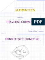 Geomatics - Mod 1 - Traverse Surveying