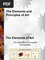 Art Appreciation Lesson 2 Elements and Principles of Art