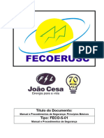 FECO-S-01 - Manual e Procedimentos de Segurança