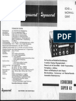 Echocord Super 62 Full Service Manual (76-103)