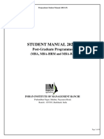 PGP Student Manual 2023-25