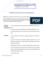 The Land Development Tax Ordinance, 1976