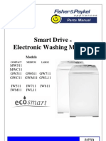 Parts Manual Fisher & Paykell "Smart Drive" Electronic Washing Machine