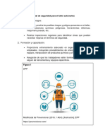 Procedimiento de Seguridad en El Taller Automotriz