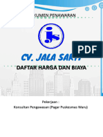 Daftar Harga Dan Biaya