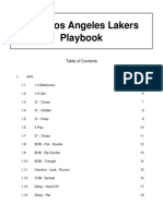 2020 Los Angeles Lakers Playbook