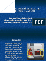 9. İkaz Sistemleri, Yerleri Ve Kullanım Amaçları