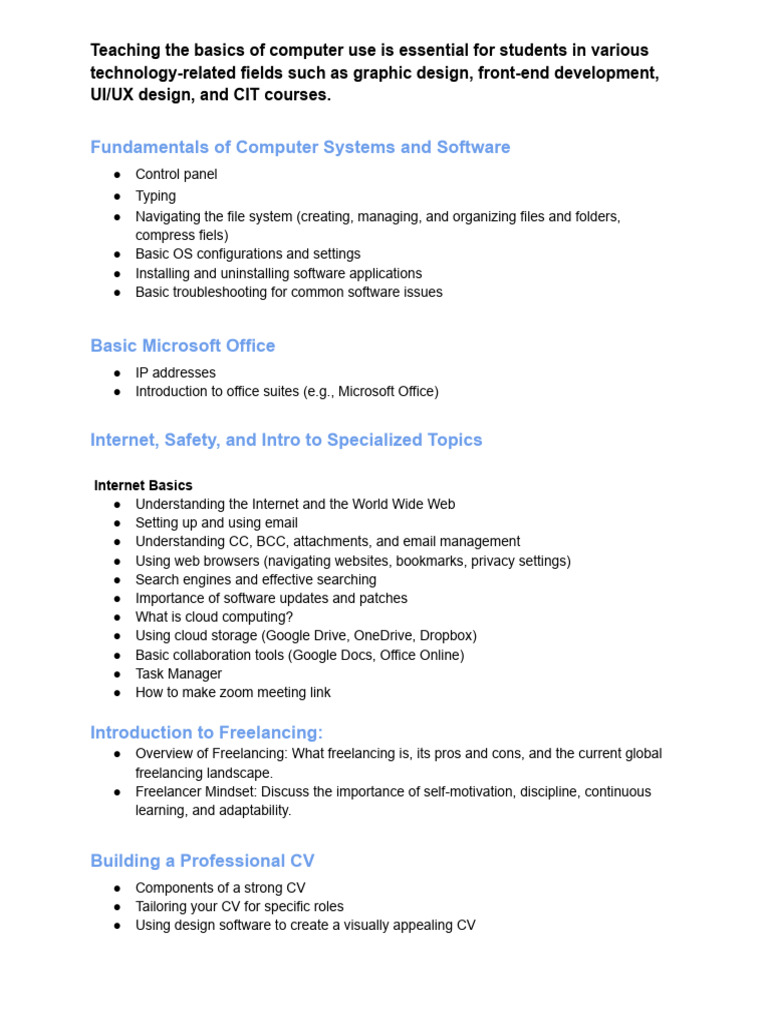 Fundamentals of Computer Systems and Software PDF World Wide 
