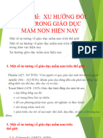 Chuyen Đề Xu Huong Đoi Moi Giao Duc Mam Non Hien Nay, C Tuyen