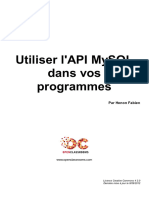 Utiliser L API Mysql Dans Vos Programmes