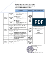 Jadwal Kegiatan Pra Mpls Dan Mpls