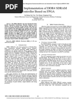 Design and Implementation of DDR4 SDRAM Controller Based On FPGA