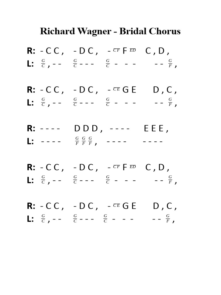 Bridal Chorus | PDF