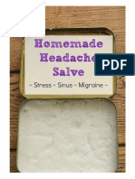 Homemade Headache Salve For Migraines and More - Confessions of An Overworked Mom