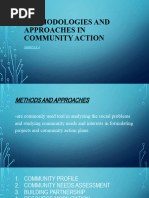 Methodologies and Approaches in Community Action