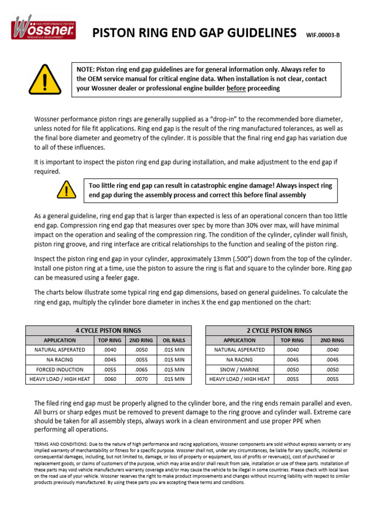 WIF.00003B_PISTON_RING_END_GAP_GUIDELINES_06232021 PDF Piston