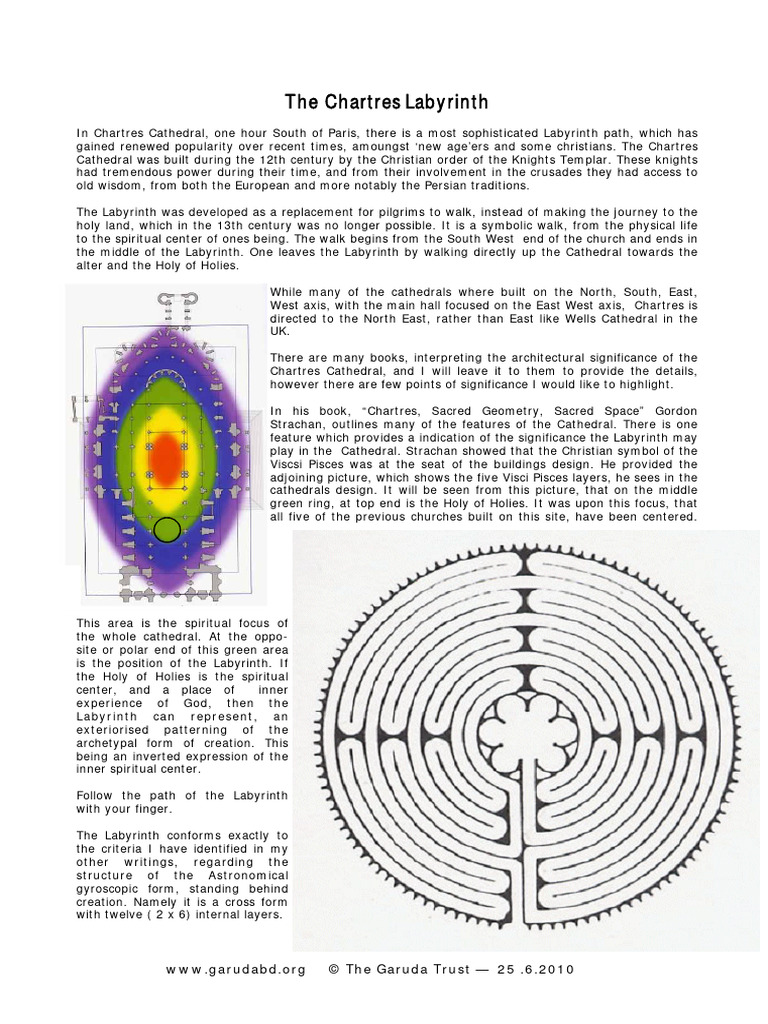 Chartres Cathedral Labyrinth Insights | PDF | Labyrinth | Astronomy