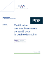 Manuel Certification