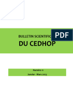 11 Éme Bulletin Scientifique Du CEDHOP.