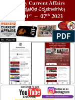 Weekly CA Oct 01st 07th 2023 Mcqs PDF Notes Puneethforum