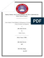 A Thesis Submitted in Partial Fulfillment of The Requirements For The Degree of Masters of Arts in Tourism Development and Management at