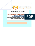 Plantilla Excel - Fase 2 - Registros Contables No Responsable de IVA Dayana Ortiz Do