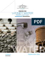 Sydney Water Pricing 
