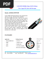 CAT6 SFTP PE Cable With Messenger Data Sheet - 01