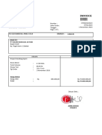 Invoice PT Salam Nunggal Lestari 1 November 23