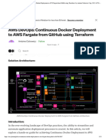 ### AWS DevOps - Continuous Docker Deployment To AWS Fargate From GitHub Using Terraform - by Antoine Cichowicz - Sep, 2023 - AWS in Plain English