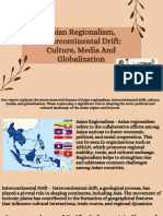 Asian Regionalism Intercontinental Drift Culture Media and Globalization