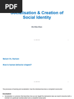 Socialisation & Identity 1