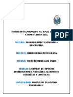 Tarea Probabilidad Tipos de Distribucion