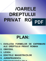 Izvoarele Dreptului Privat Roman