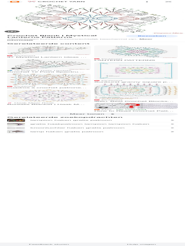 Free Mystical Lanterns Crochet pattern Google Zoeken PDF