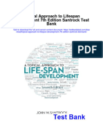 Topical Approach To Lifespan Development 7th Edition Santrock Test Bank