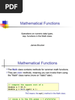 JAVA Math-Functions